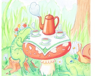 Frog high tea