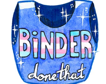 Binder, done that sticker