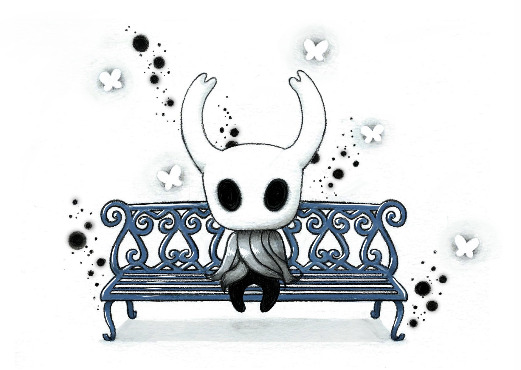 Hollow Knight Bench Time Etsy UK