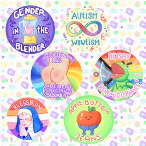 Small round stickers