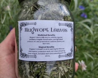 Dried Mugwort Leaves: Lucid Dream Herb, Bulk Herbs