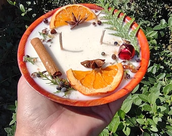 Yule Candle: Winter Solstice Scented Soy Candle