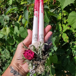 Lilith Devotion Candle, Lilith Candle, Lilith Altar Candle, Goddess Lilith, Lilith Devotional Candles, Taper Candle, Spell Candles