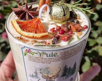 Yule Candle: Winter Solstice Scented Soy Candle