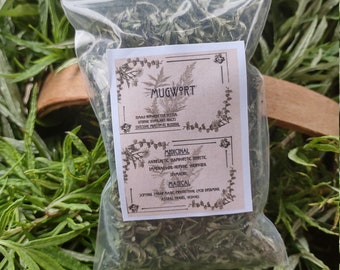 Hojas de artemisa orgánica: té de ensueño, hierba para viajes astrales.