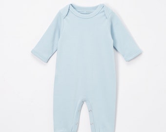 Wholesale Blue Infant Romper Baby Blank