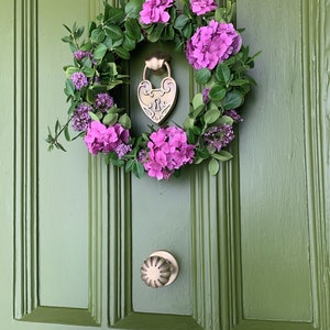 Padlock Heart Door Knocker | 5 colour finishes | Unique front door hardware | Brass door knockers for your front door