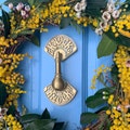 Recycled Brass Door Knocker: Exclusive British Design, 5 Finishes, Victorian inspired hardware