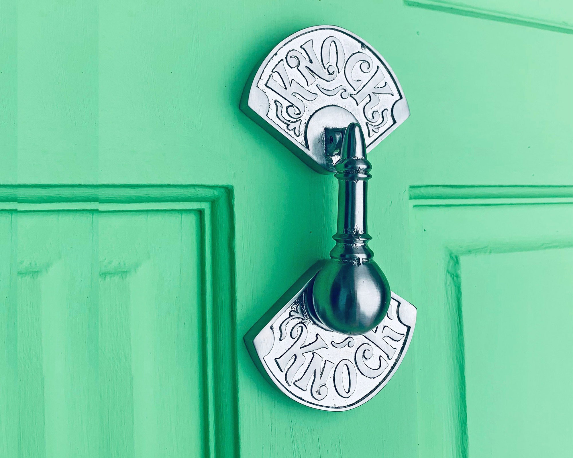 Knock Knock Door Knocker Available in 4 colours Front door Etsy