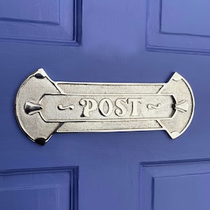 Fan Letterbox | Available in 5 finishes | Unique designs handmade from recycled brass