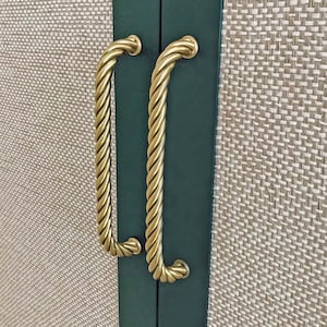 Brass Cabinet and Drawer Handles | Kitchen cupboard door pulls | Available in 4 finishes and 2 sizes | Wardrobe door handles & pulls