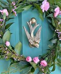 Brass Swallow Door Knocker: A Symbol of Love & Loyalty | Available in 5 finishes | Unique handmade design