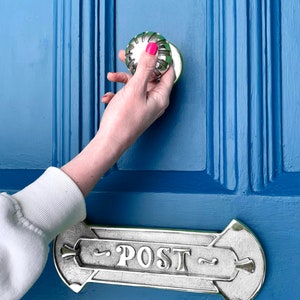 Groove Door Pull | Available in 5 gorgeous finishes | unique front door decor