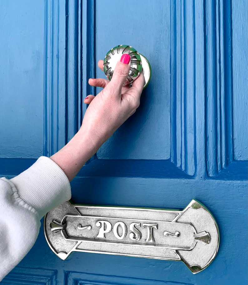 Groove Door Pull | Available in 5 gorgeous finishes | unique front door decor