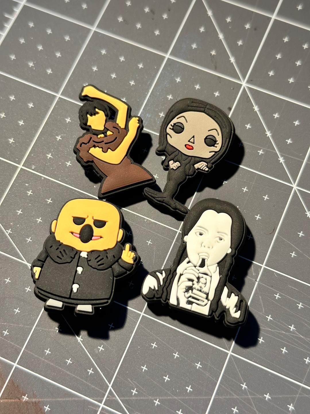 Addams Family Croc Charms - Etsy