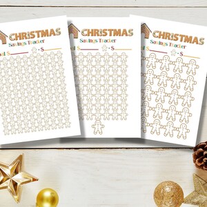 Christmas Savings Tracker Printable Pdf, A Fun Christmas Savings ...