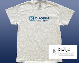 Klonopin Clonazepam Ash Grey T-shirt