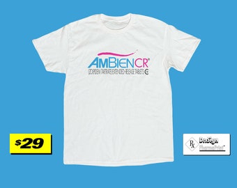 Ambien CR White T-Shirt