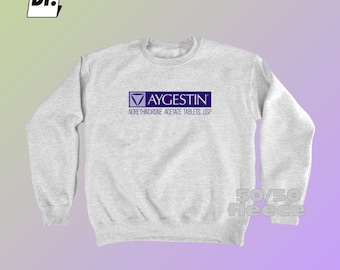 Aygestin Norethindrone Acetate Tablets Ash Gray Crewneck Sweatshirt