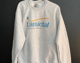 Lamictal Ash Gray Crewneck Sweatshirt