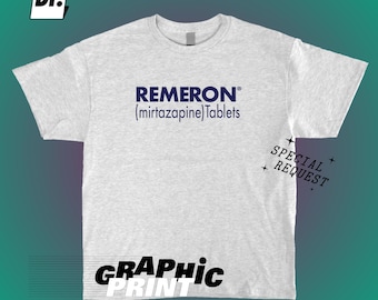 Remeron Mirtazapine Tablets Ash Gray T-Shirt