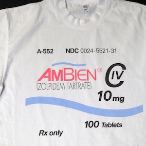 Ambien 10mg Label T-Shirt
