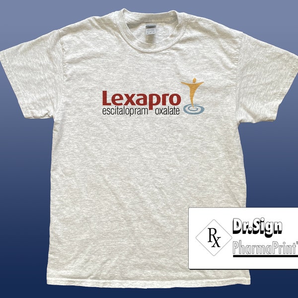 Lexapro Escitalopram Oxalate Aschgrau T-Shirt