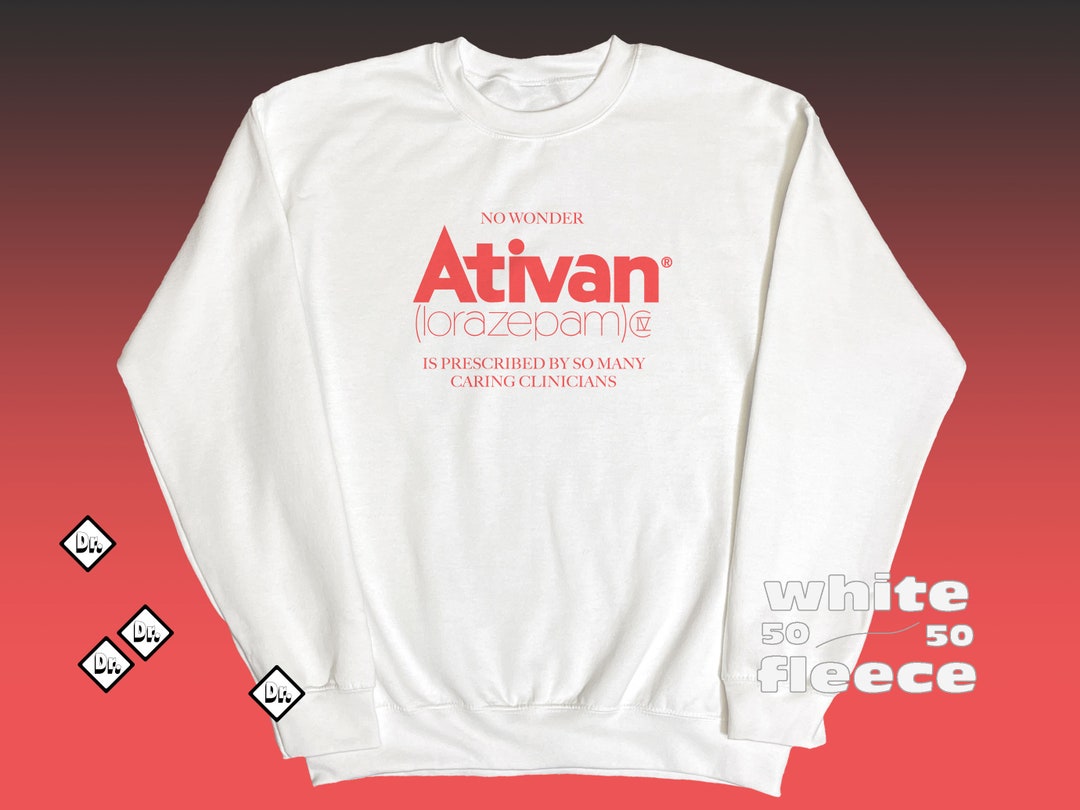 Ativan Lorazepam "No Wonder" Crewneck Sweatshirt