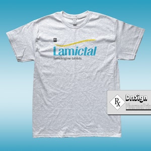 Lamictal Lamotrigine Tablets Ash Gray T-Shirt