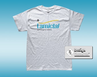 Lamictal Lamotrigine Tablets Ash Gray T-Shirt