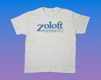 Zoloft Sertraline HCl Ash Gray T-Shirt