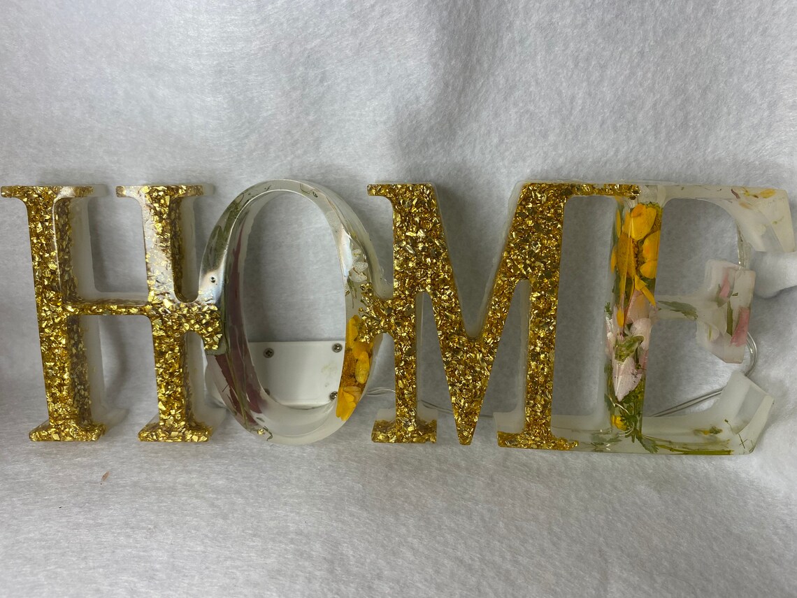 Light Up HOME Decor Sign Etsy