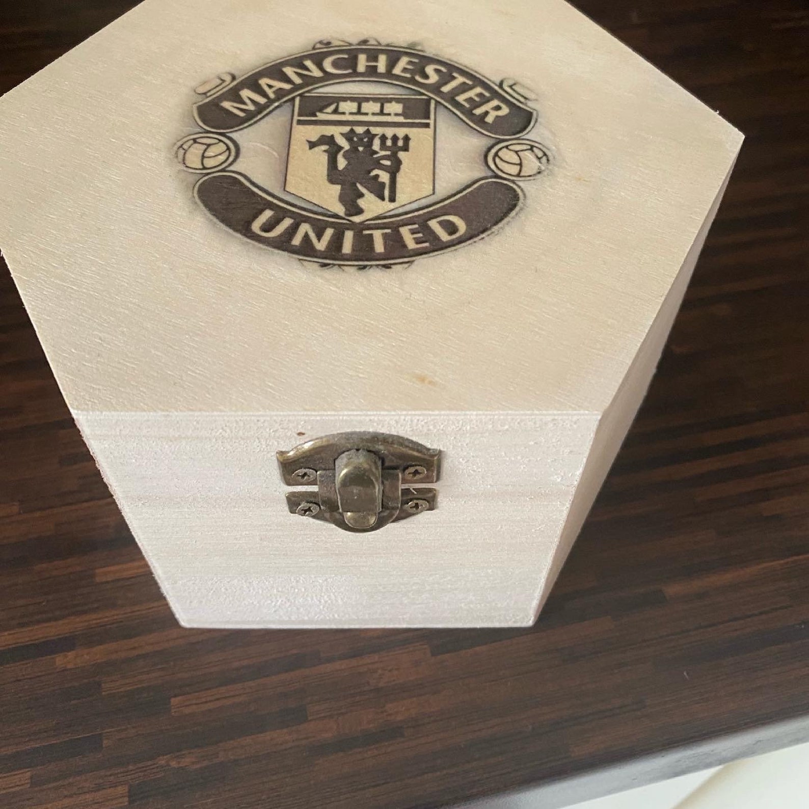 Man Utd sweet box. Etsy