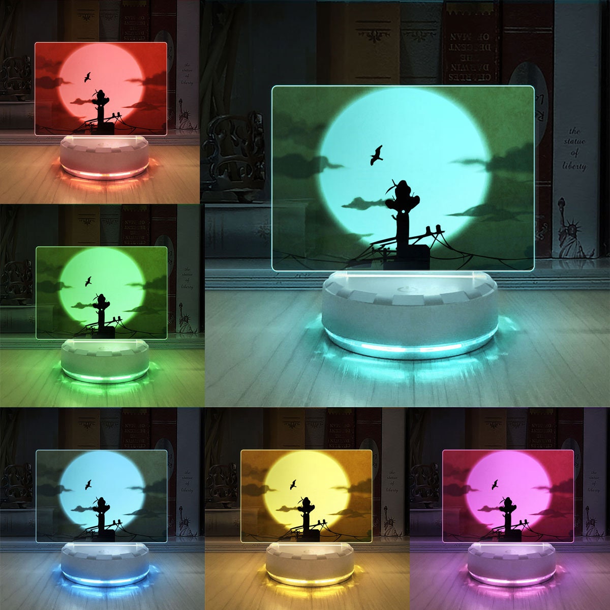 Custom Photo Anime Led Night Light Personalized Led Desk Etsy