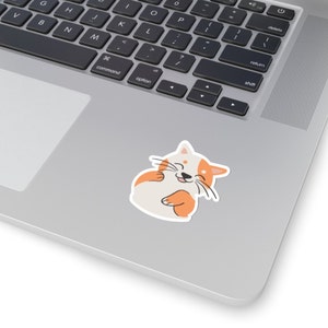 Gepersonaliseerde merkstickers, aangepaste glanzende papier kiss-cut logo stickers, labels winkel branding verpakking, perfect cadeau, aangepaste schattigste stickers
