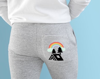 Unisex Rainbow Premium Fleece Joggers, Joggers Women, Aesthetic Joggers, Joggers Men, Streetwear Joggers Pants, Dad Gift, Girlfriend Gift