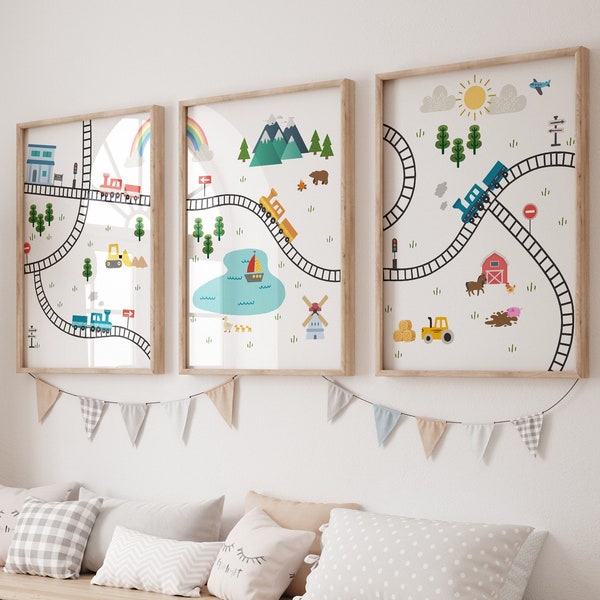 Train Nursery - Etsy