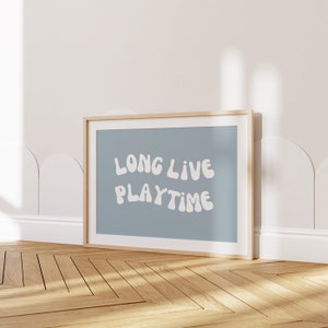 Long Live Playtime Sign, Playroom Wall Decor, Playroom Sign, Kids Room ...