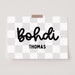 Personalized Name Sign Downloadable Print, Nursery Name Decor, Kids Room, Checkerboard Neutral ...