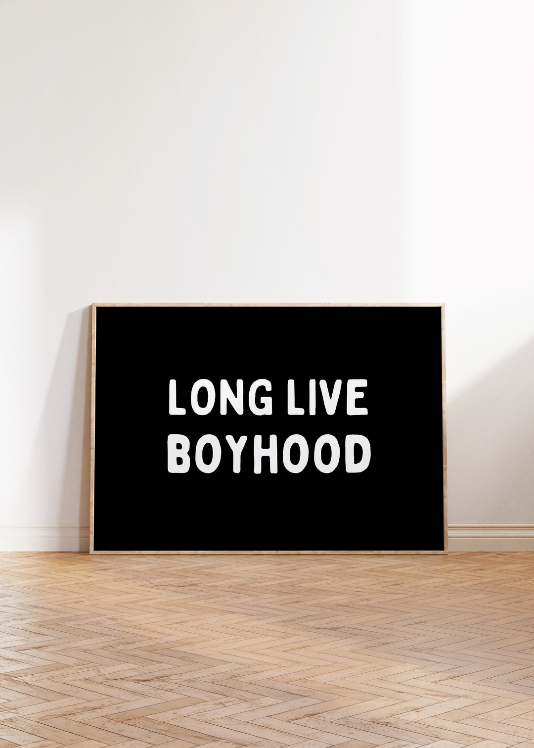 Long Live Boyhood Downloadable Print Boy Nursery Decor Kids Etsy