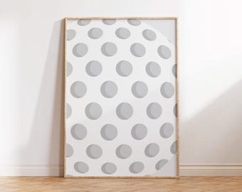 Golf Ball Print: Sport Nursery Decor (Digital Download)