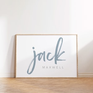 Impressão de nome personalizado para menino, arte de parede para meninos, impressão de nome personalizado, arte de parede para berçário, presente personalizado para bebê, arte para impressão, decoração de parede, impressão digital