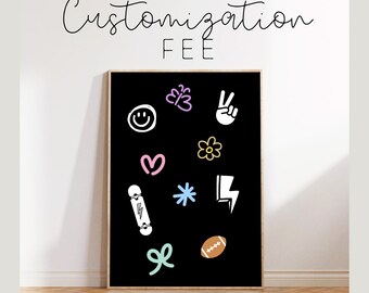 Print Customization Fee
