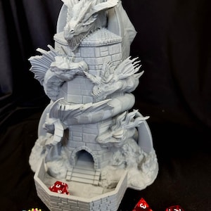 Tiamat Dice Tower by Fates End