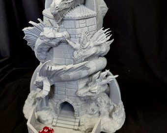 Tiamat Dice Tower by Fates End