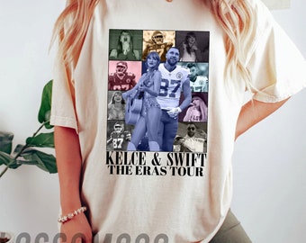 Travis Kelcee Taylors Swiftie tijdperken Tour shirt, Travis Chief Sweatshirt, Taylors Chief Crewneck shirt, cadeau voor fan, Taylors vriendje shirt