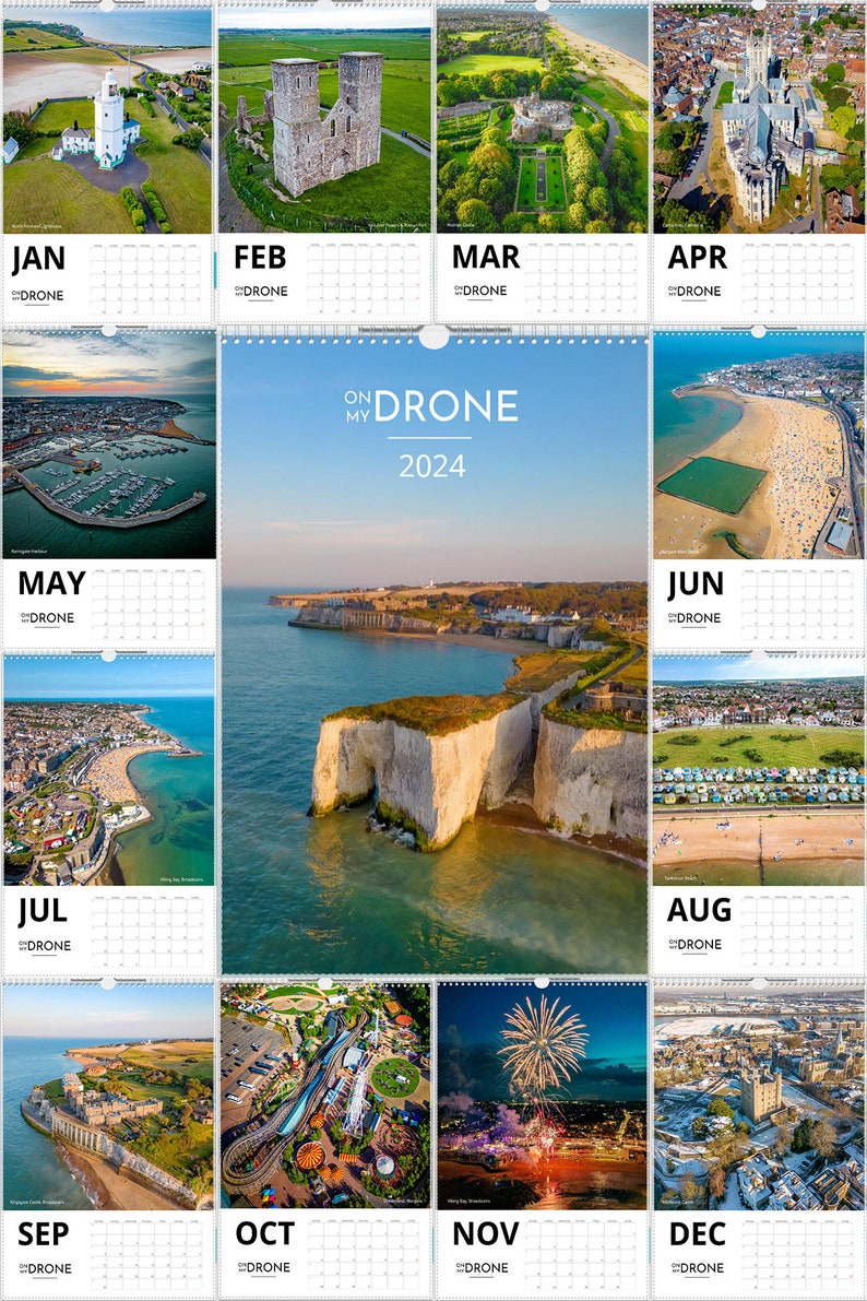 Official Calendar 2024 A3 Kent Calendar Calendar Etsy