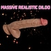 3 Sizes Massive Realistic Dildos, Monster Dildo, Fantasy Dildo, Silicone Dildo, Silicone Sex Toys, Dildos, Bdsm Sex Toys, Anal Vaginal Dildo