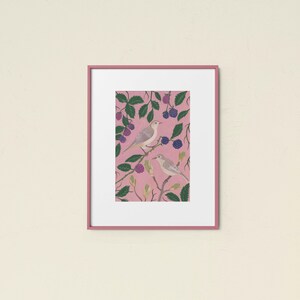 Chiffchaff / Songbird / Hand Painted / Wall Art / British Birds / Garden Birds / Art Print