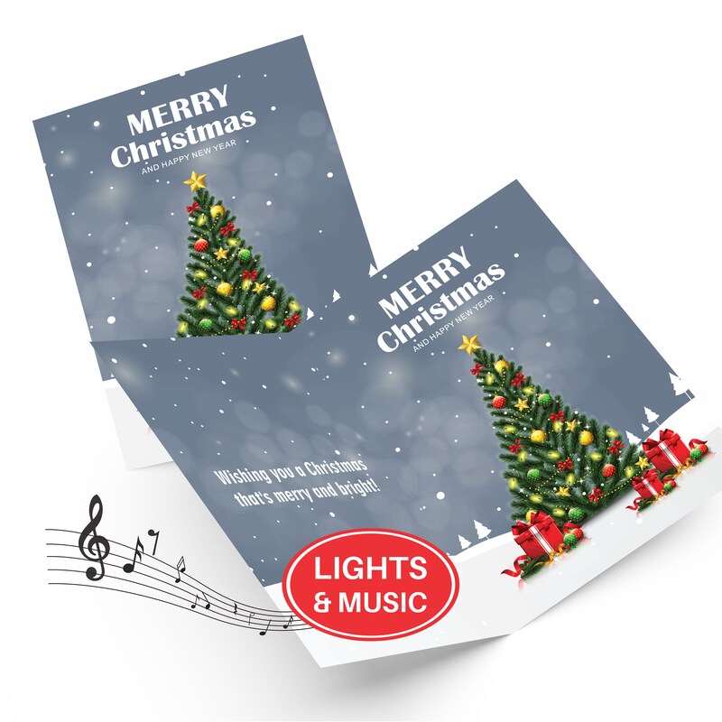 Weihnachtskarten mit musik Etsy.de